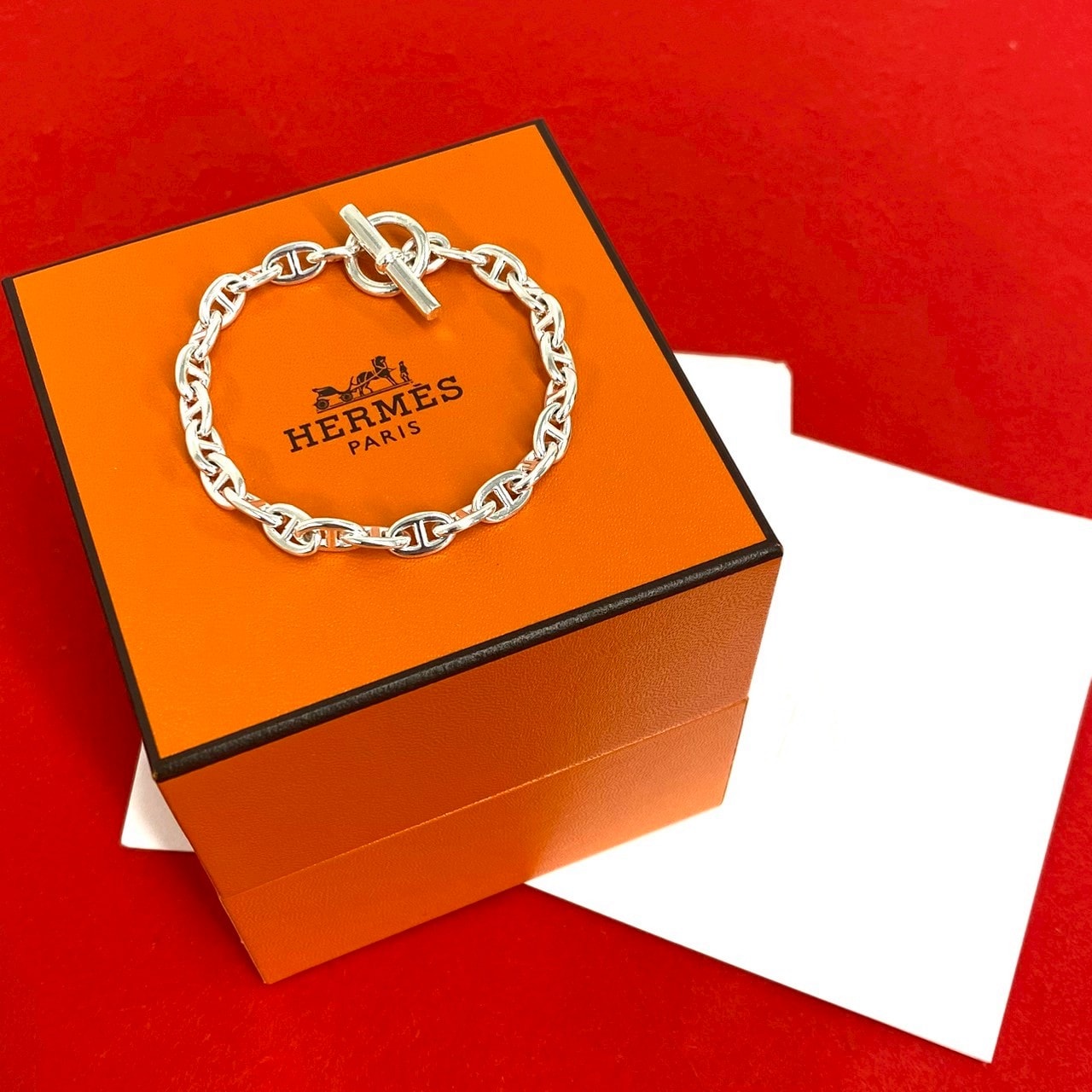 HERMES エルメス シェーヌダンクル TPM 24コマ ブレスレット シルバー925 ブレスレット シルバー
 20860
