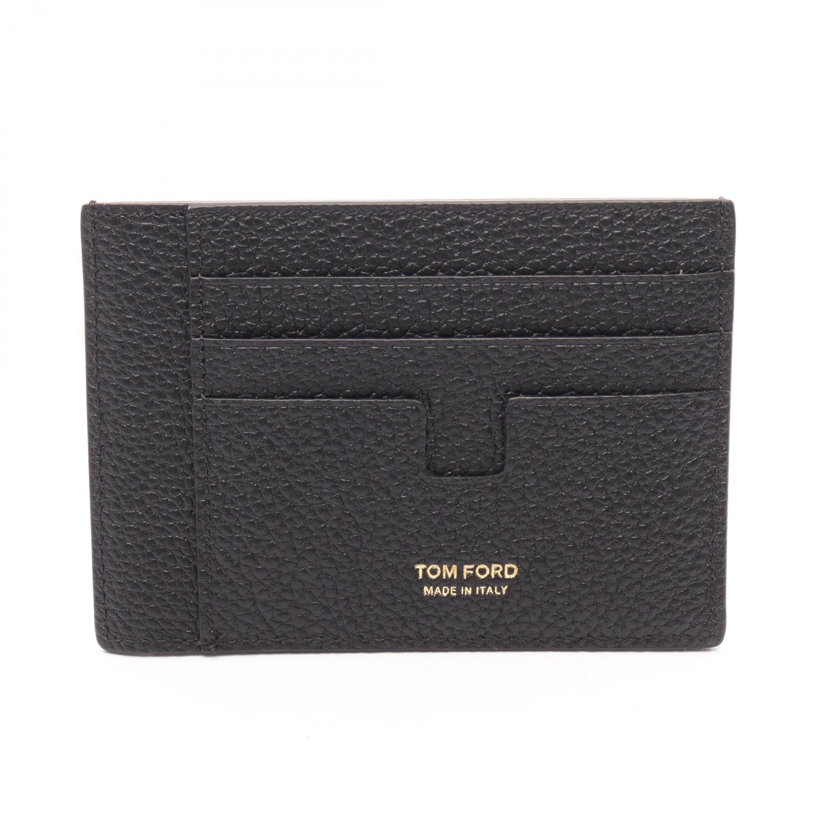 トムフォード TOM FORD カードケース アクセサリー レザー メンズ ブラック系 Y0397LCL158GNAA 【新品】