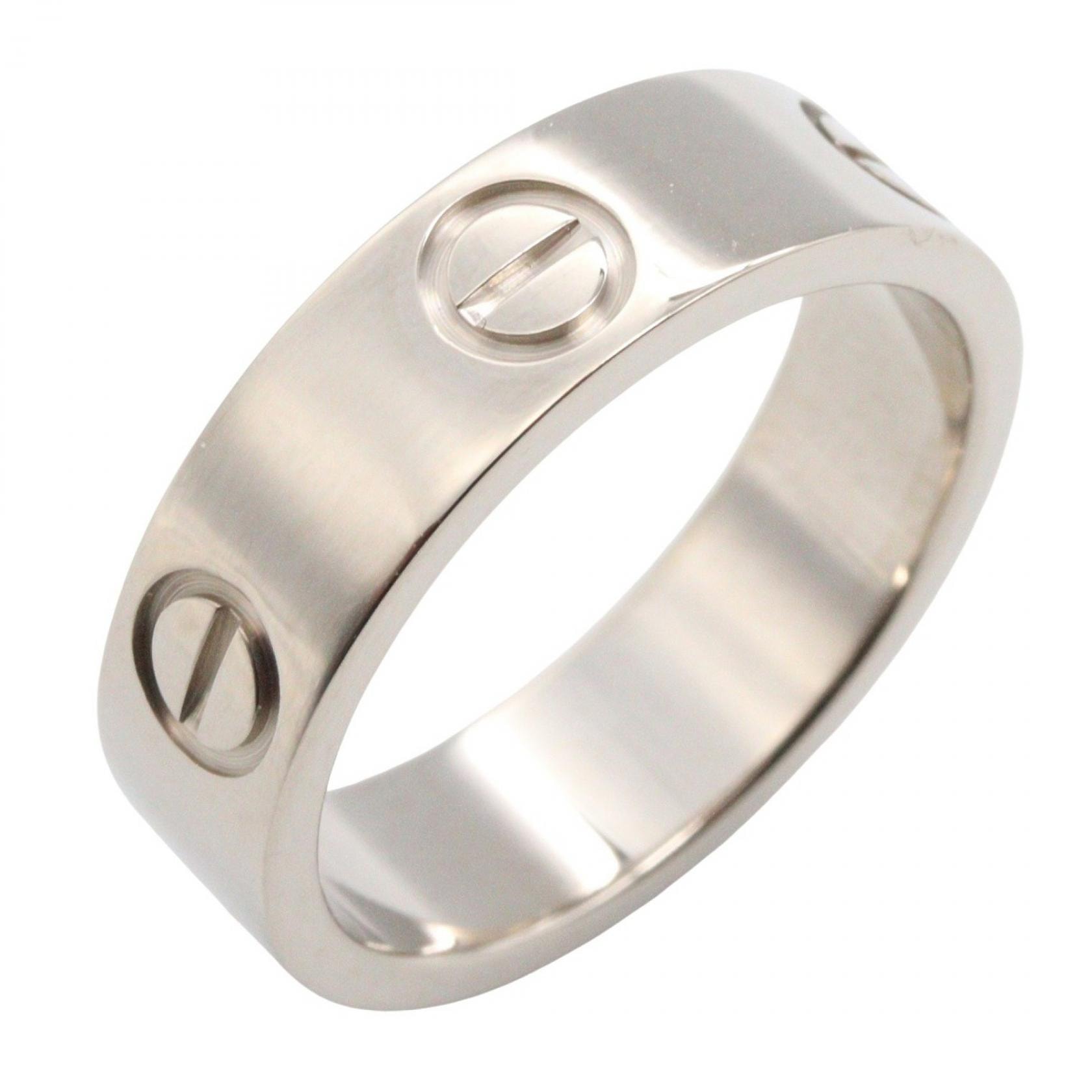 カルティエ CARTIER ラブリング リング・指輪 ジュエリー K18WG(ホワイトゴールド) メンズ レディース シルバー系 B4084700 【中古】