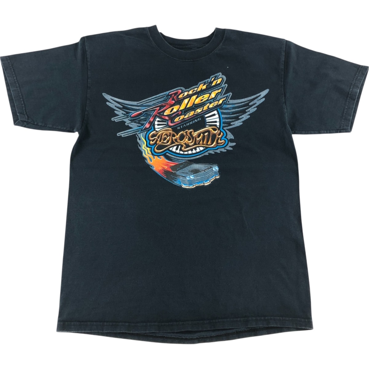 古着 ヘインズ Hanes ROCK'N ROLLER GASTER STARRING AEROSMITH プリントTシャツ メンズM相当/eaa529315