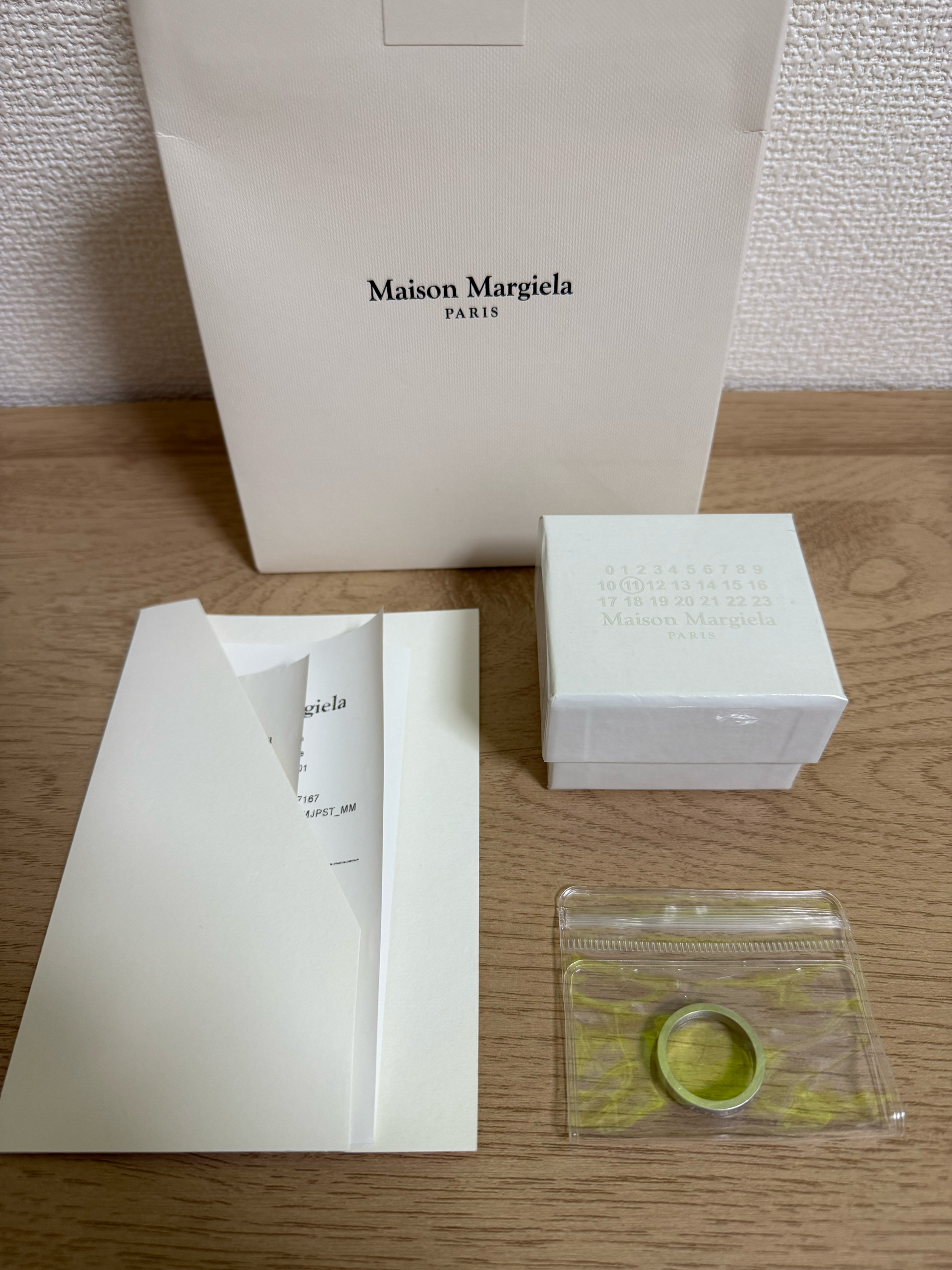 Maison Margiela Number Reference' Ring "Silver"