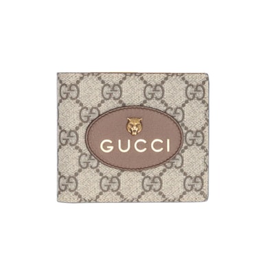 グッチ ネオ ヴィンテージ GGスプリーム 二つ折り財布 GGスプリームキャンバス 473954 メンズ GUCCI 中古