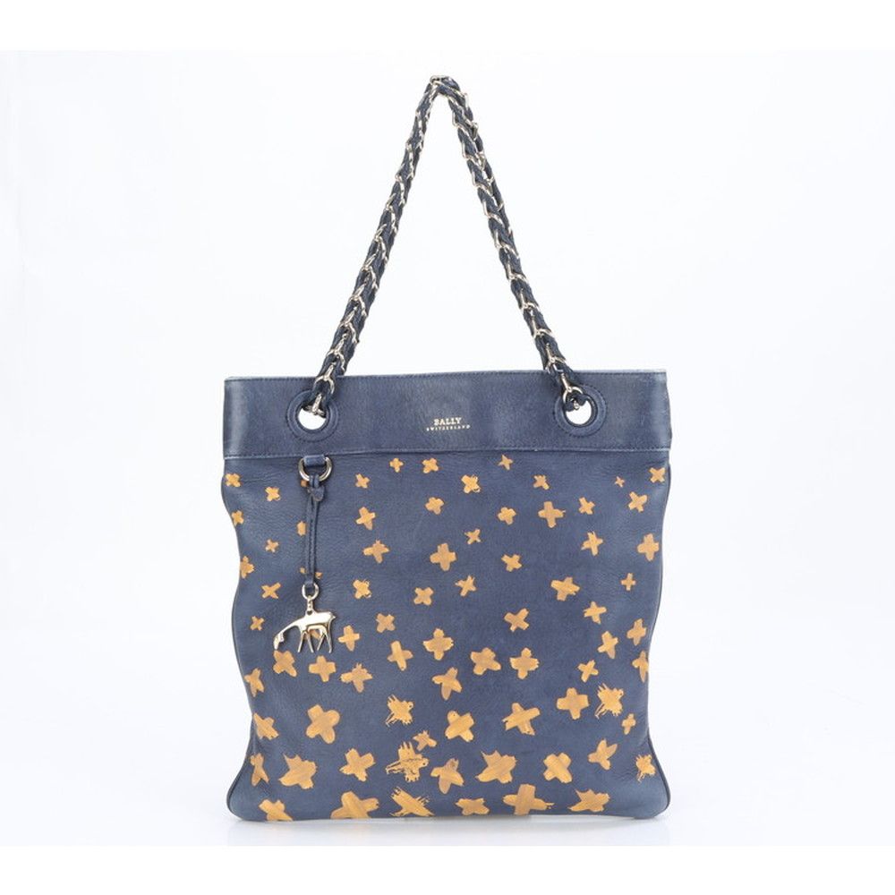 ■美品 バリー チェーンショルダーバッグ レザー
