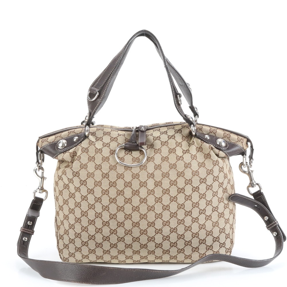 ■極美品 グッチ GGキャンバス 232949 ショルダーバッグ