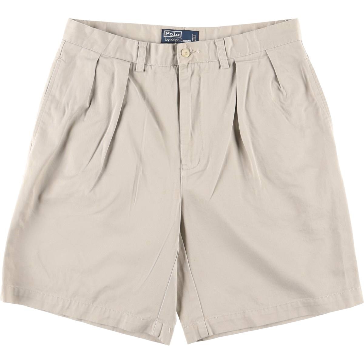 古着 ラルフローレン Ralph Lauren POLO by Ralph Lauren TYLER SHORT ツータック チノショーツ ショートパンツ メンズw33相当/eaa559919