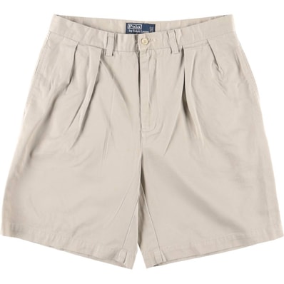 古着 ラルフローレン Ralph Lauren POLO by Ralph Lauren TYLER SHORT ツータック チノショーツ ショートパンツ メンズw33相当/eaa559919