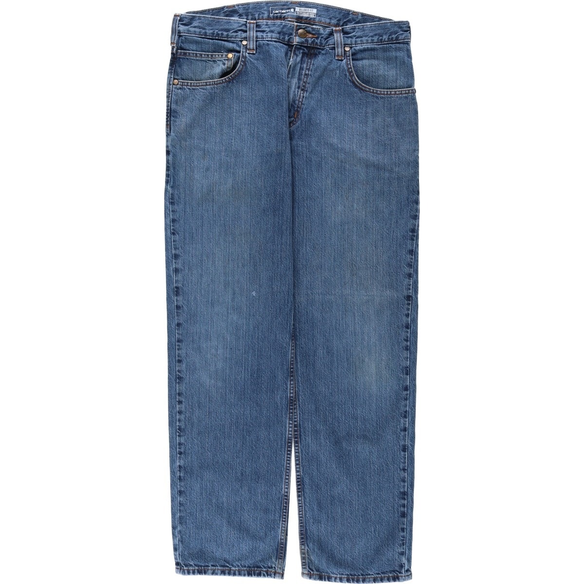 古着 カーハート Carhartt RELAXED FIT テーパードデニムパンツ メンズw35相当/eaa661765