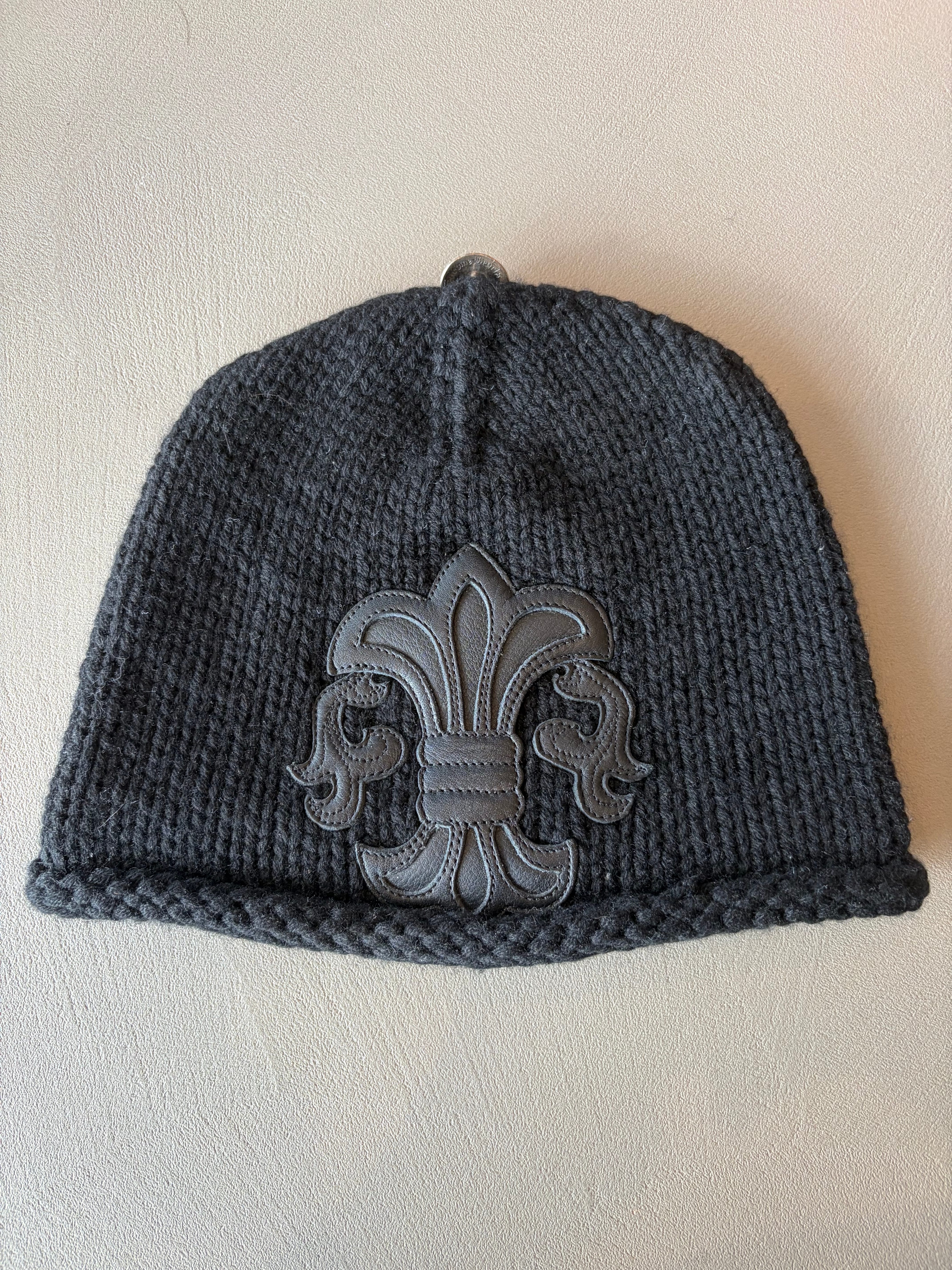 Chrome Hearts Crosspatch Cashmere Knit Cap Beanie "Black"