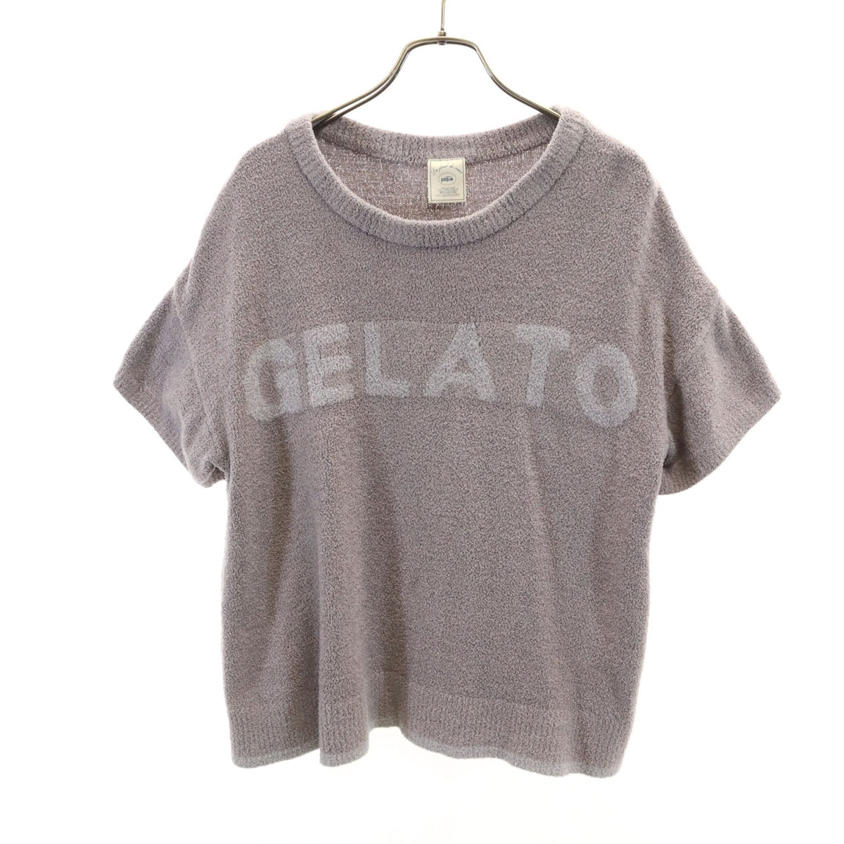 gelato pique ジェラートピケ 半袖 ルームウェア F グレー