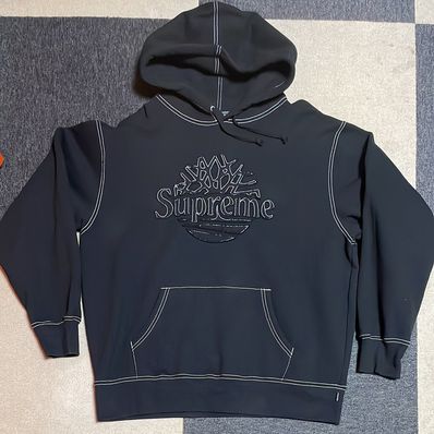 Supreme / Timberland Hooded Sweatshirt "Black"