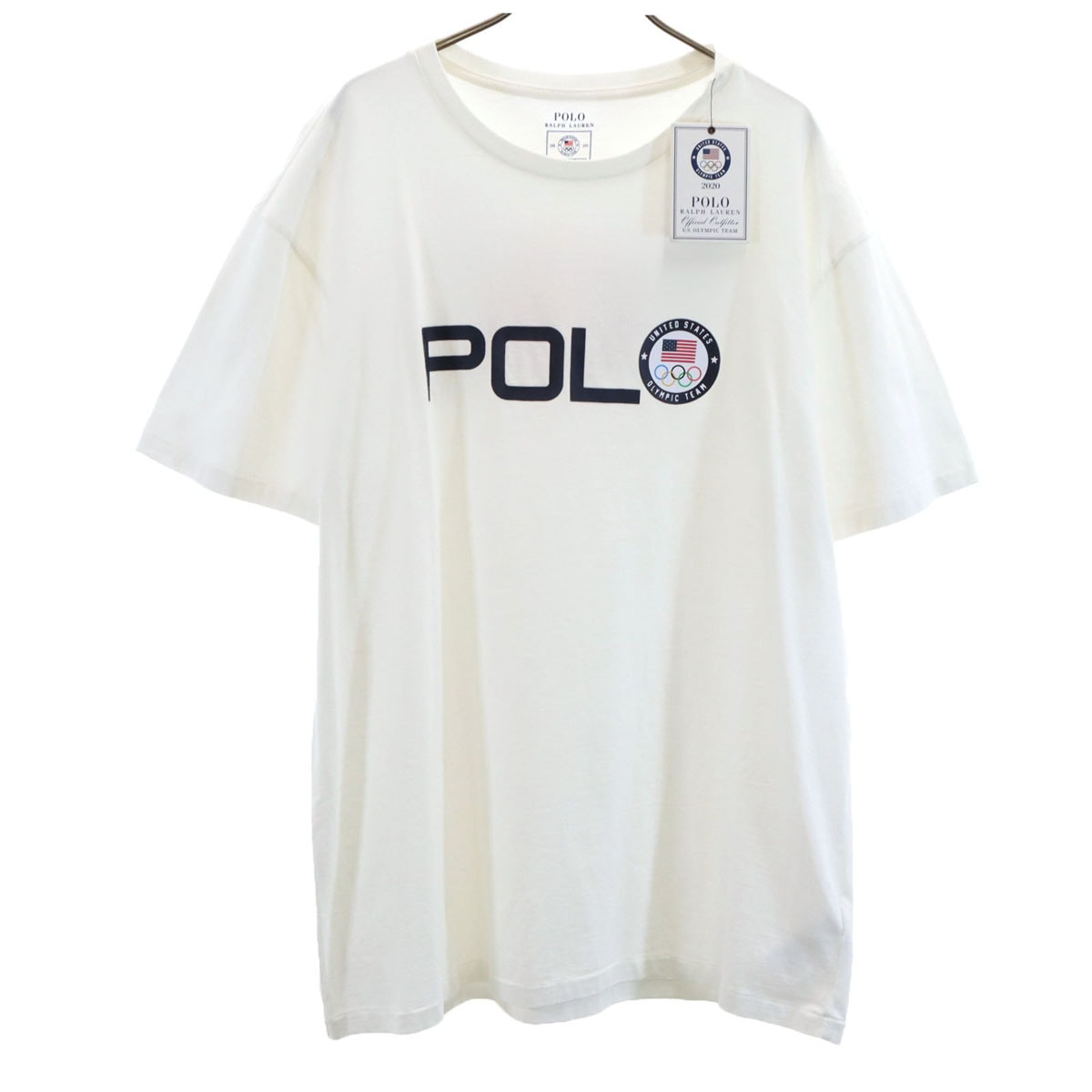 POLO RALPH LAUREN ポロラルフローレン 未使用 半袖 Tシャツ L ホワイト 2020東京オリンピック タグ付き