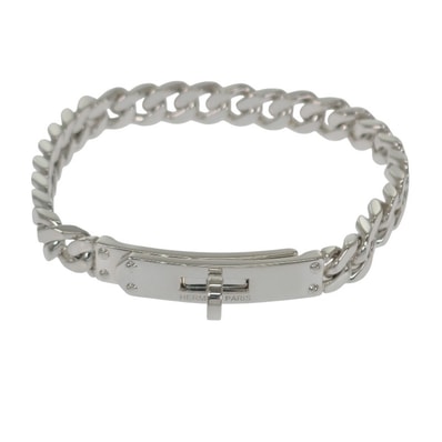 エルメス HERMES ケリー グルメット TPM ブレスレット シルバー925 シルバー シルバー金具 レディース【中古】【ABランク】