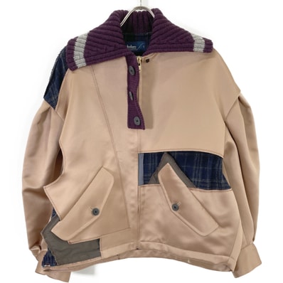 カラー ベージュ/パープル 22AW ドッキングブルゾン 1