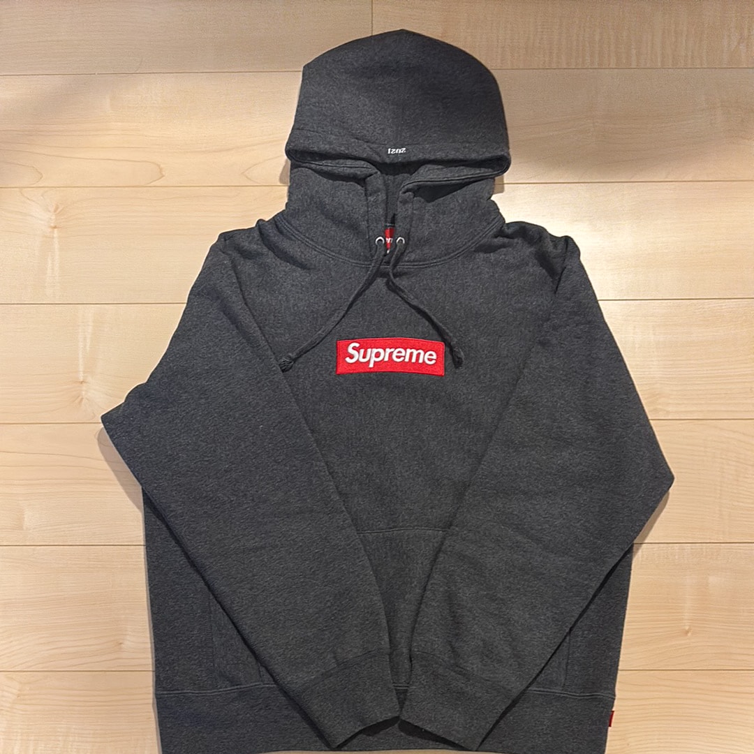 Supreme Box Logo Hooded Sweatshirt "Charcoal" (21FW)