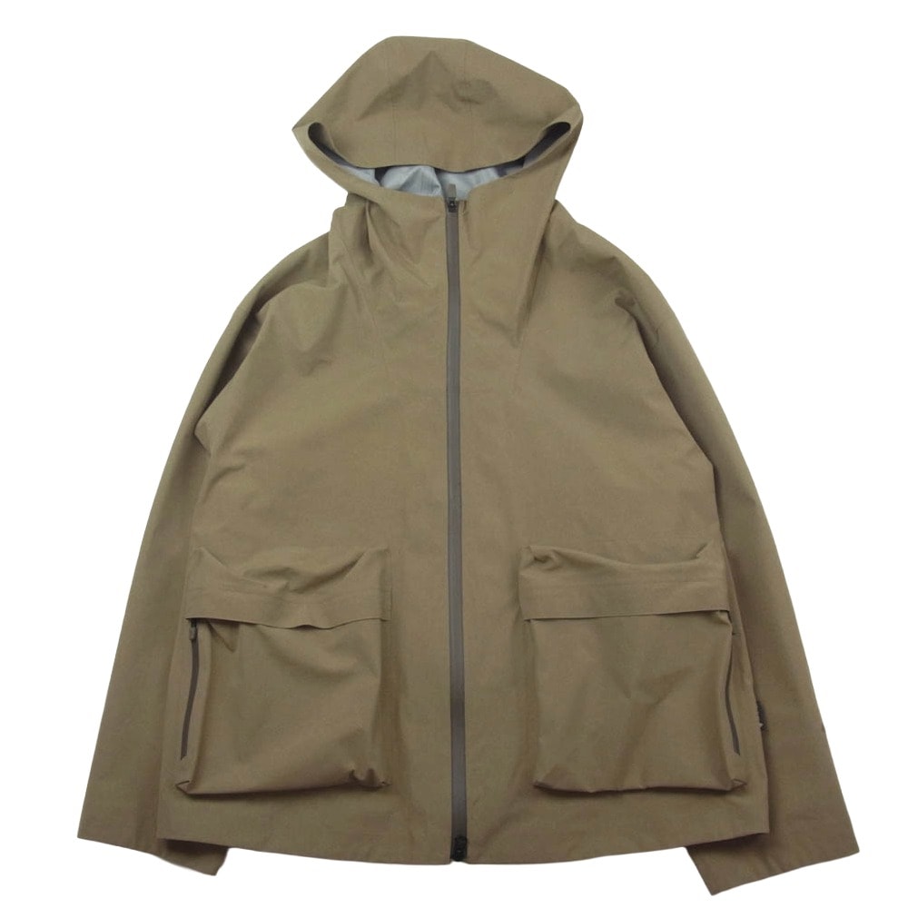 DESCENTE デサント マウンテンパーカー DLMSJC02 GORE-TEX HOODED BLOUSON ゴアテックス フーデッド ブルゾン マウンテンパーカー カーキ系 L【美品】【中古】