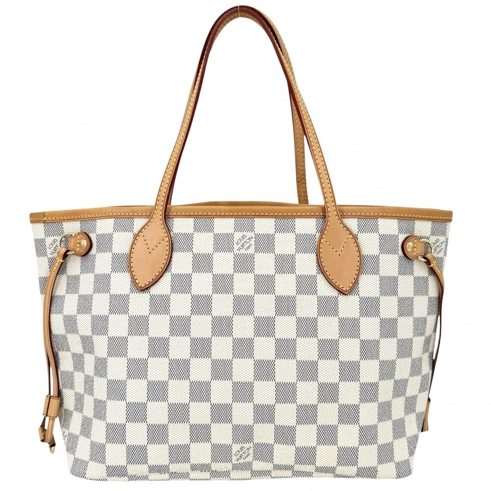LOUIS VUITTON ルイヴィトン トートバッグ ダミエアズール ネヴァーフルPM ハンドバッグ 肩掛け N51110 ダミエアズールキャンバス    ゴールド金具 レディース【中古品】