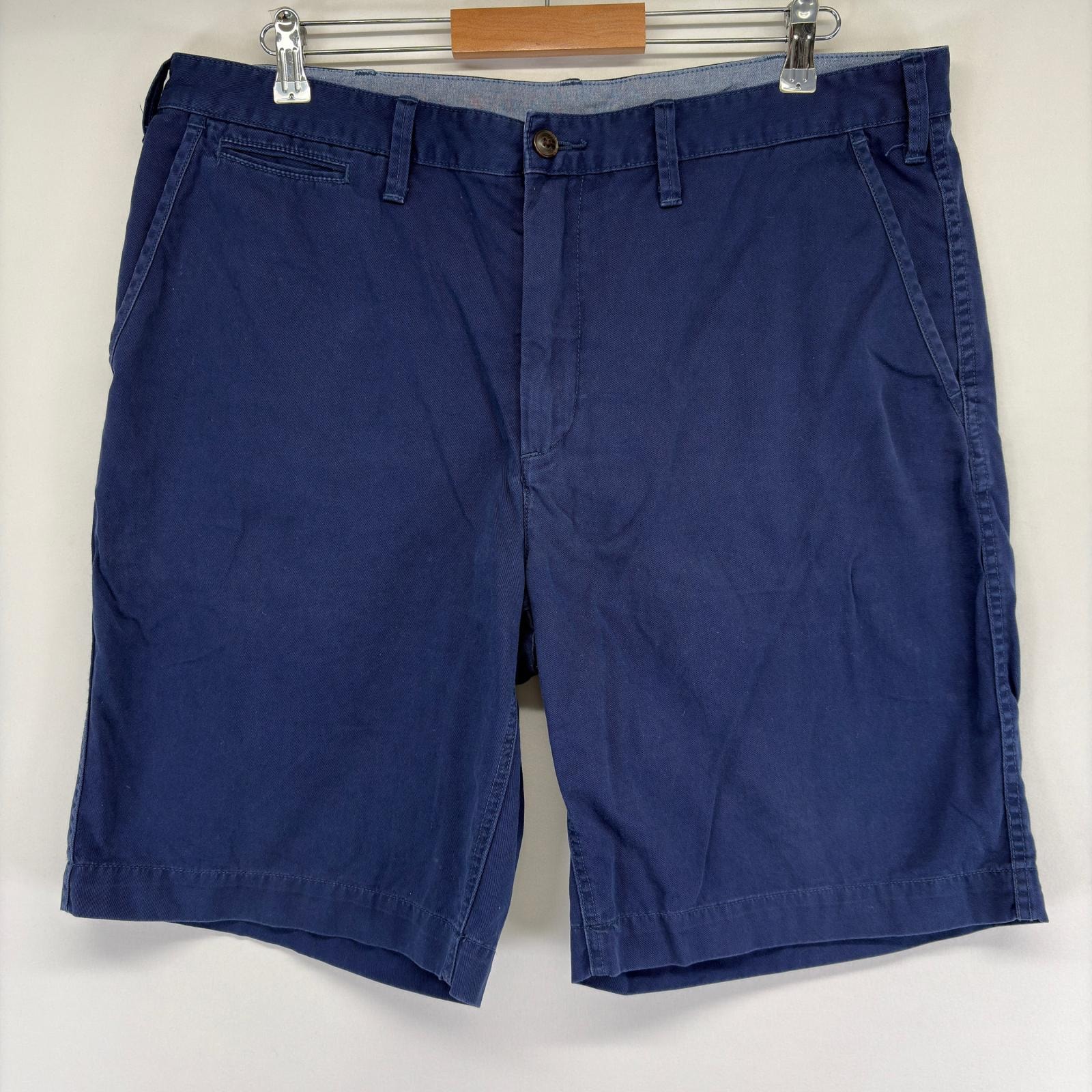 古着 ポロ・ラルフローレン POLO RALPH LAUREN パンツ チノパン ワンポイントロゴ ハーフパンツ ショート w38 ネイビー メンズ