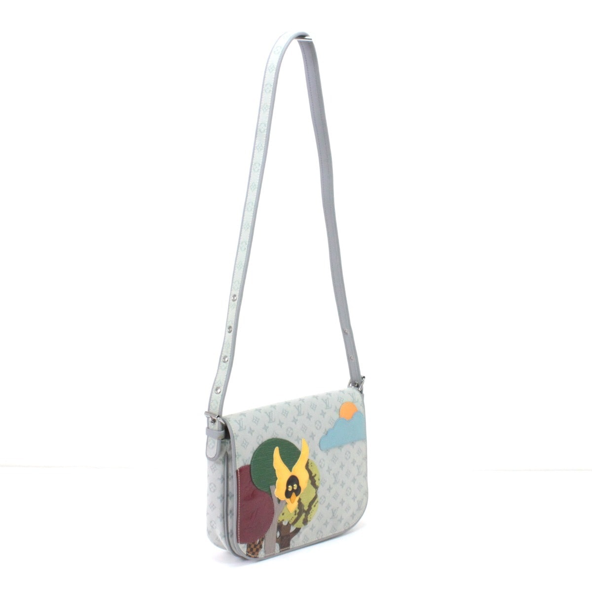 LOUIS VUITTON ルイヴィトン ショルダーバッグ モノグラム・ミニ コントドゥフェミュゼット M92279 ライトグレー