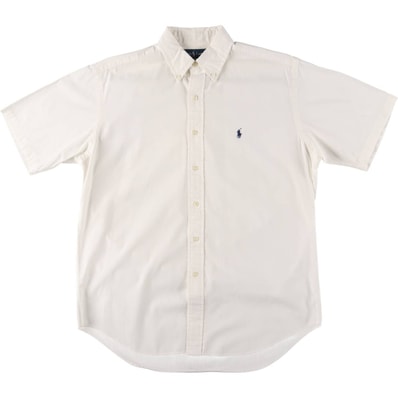 古着 ラルフローレン Ralph Lauren BLAKE 半袖 ボタンダウンシャツ メンズM相当/eaa533014
