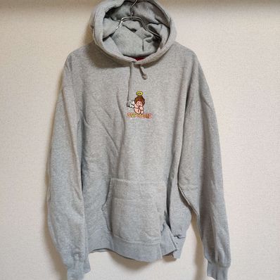 Supreme Angel Hooded Sweatshirt "Heather Grey"