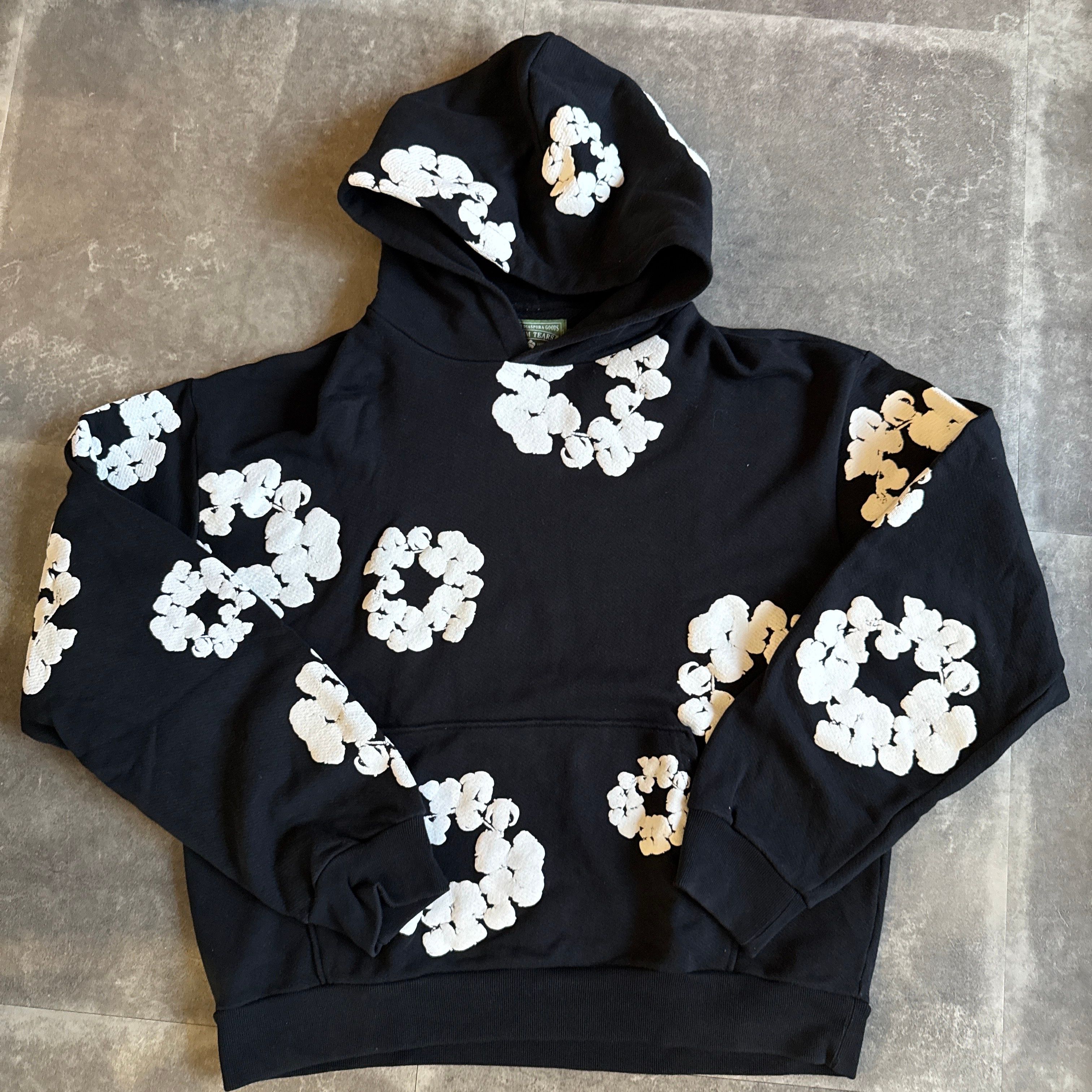 DENIM TEARS The Cotton Wreath Sweatshirt "Black"