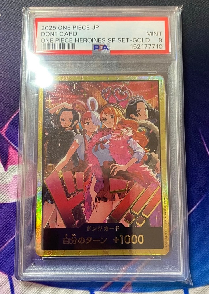PSA9】ドン!!カード : ロビン&ウタ&ナミ&ハンコック スーパーパラレル