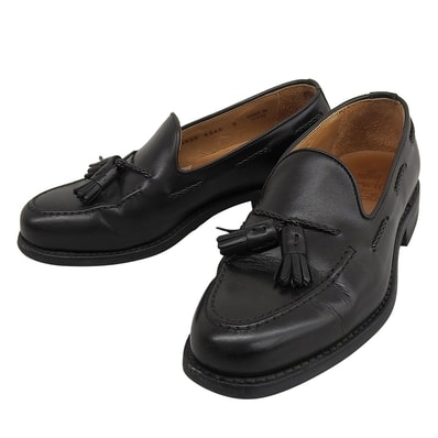 バーウィック タッセルローファー シューズ レディース ブラック 5 4340 5