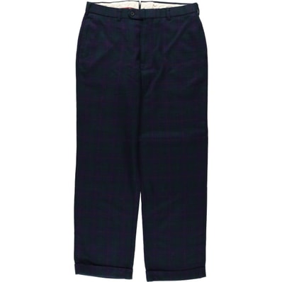 古着 ブルックスブラザーズ Brooks Brothers Madison チェック柄 ウールパンツ スラックス メンズw34相当/eaa622152