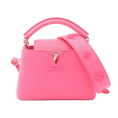ルイ・ヴィトン LOUIS VUITTON カプシーヌ MINI 2WAY ハンドバッグ バッグ レザー ピンク レディース ピンク系 ネオンピンク M20848 【中古】