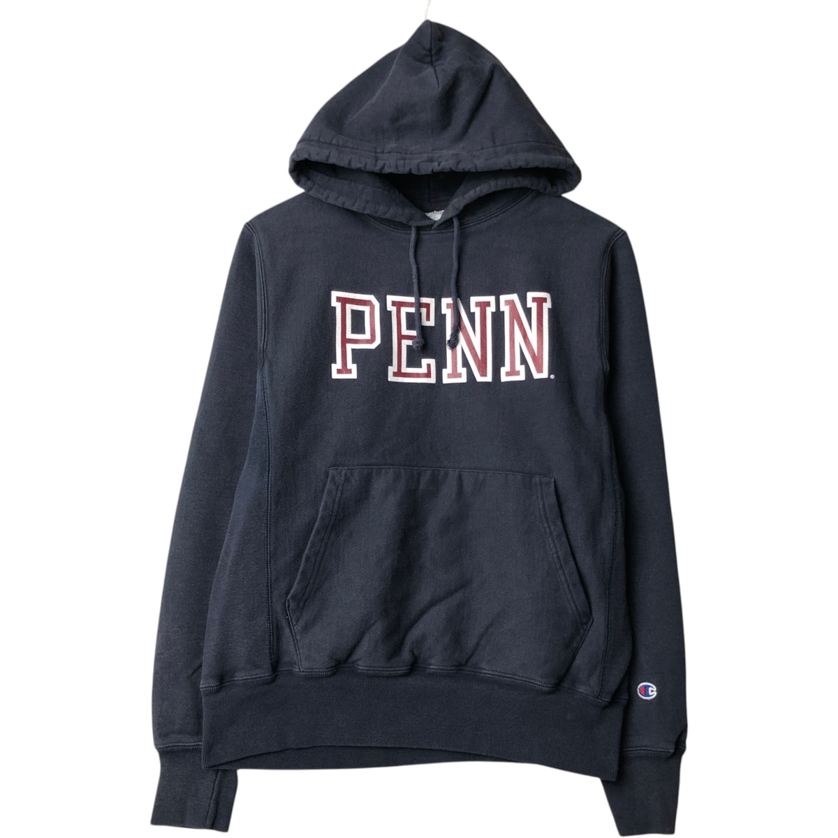 古着 チャンピオン Champion REVERSE WEAVE リバースウィーブ PENN ペンシルベニア大学 カレッジ スウェットプルオーバーパーカー メンズS相当/eaa645481