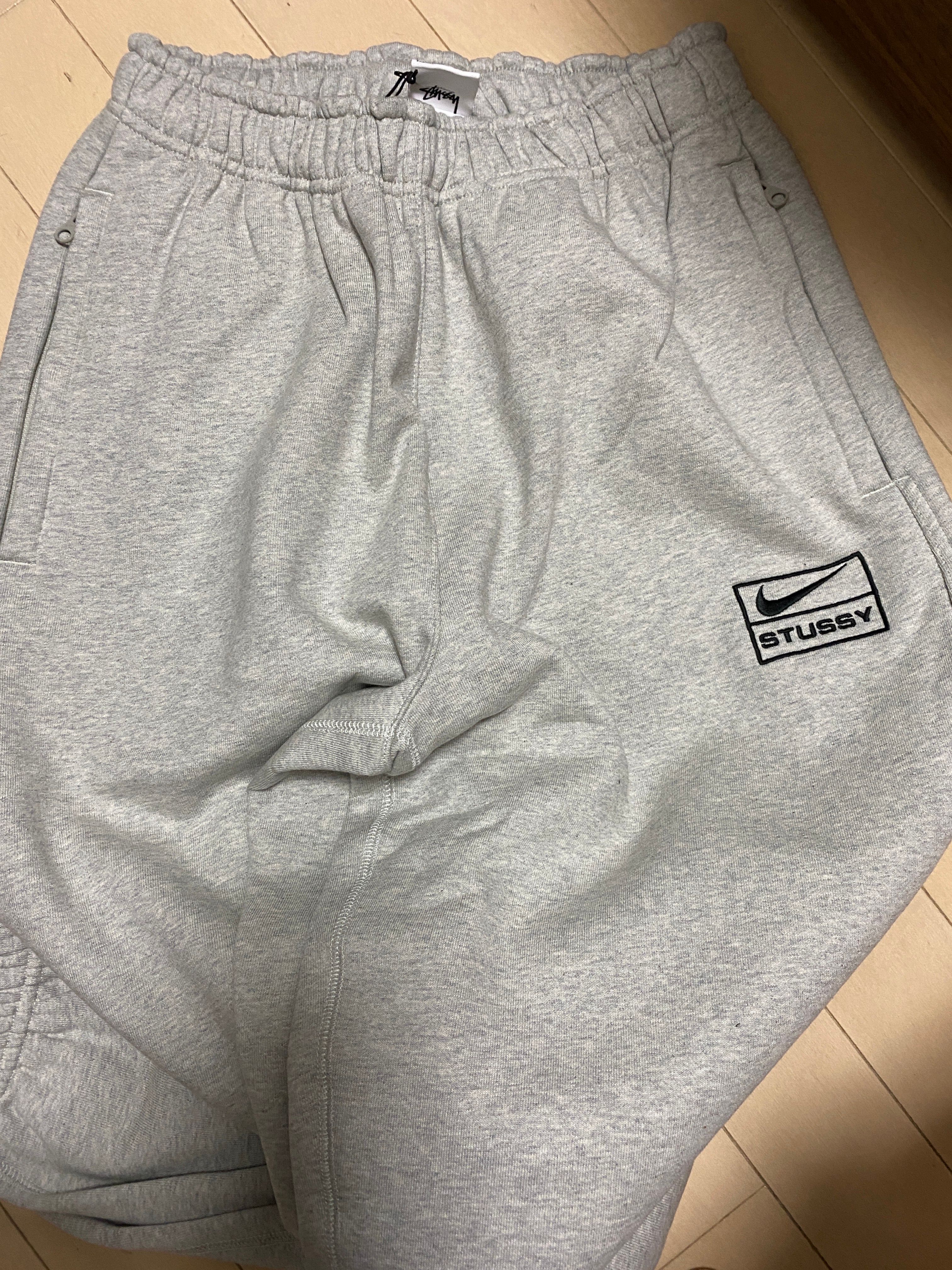 Stussy x Nike Fleece Pant "Grey Heather" (US Size) FN5231-050
