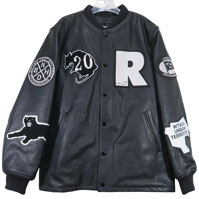 NEIGHBORHOOD x WTAPS x RATS 20th All Leather Jacket "Black"