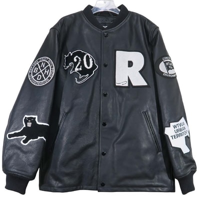 NEIGHBORHOOD x WTAPS x RATS 20th All Leather Jacket "Black"