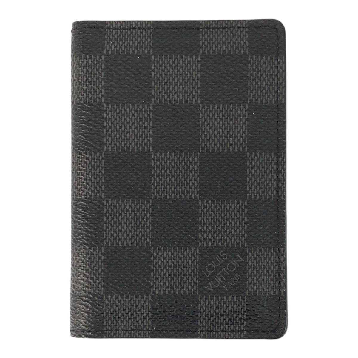 美品 LOUIS VUITTON ルイヴィトン ダミエグラフィット オーガナイザー ドゥ ポッシュ ブラック 黒 PVC カードケース 名刺入れ 602947 【中古】