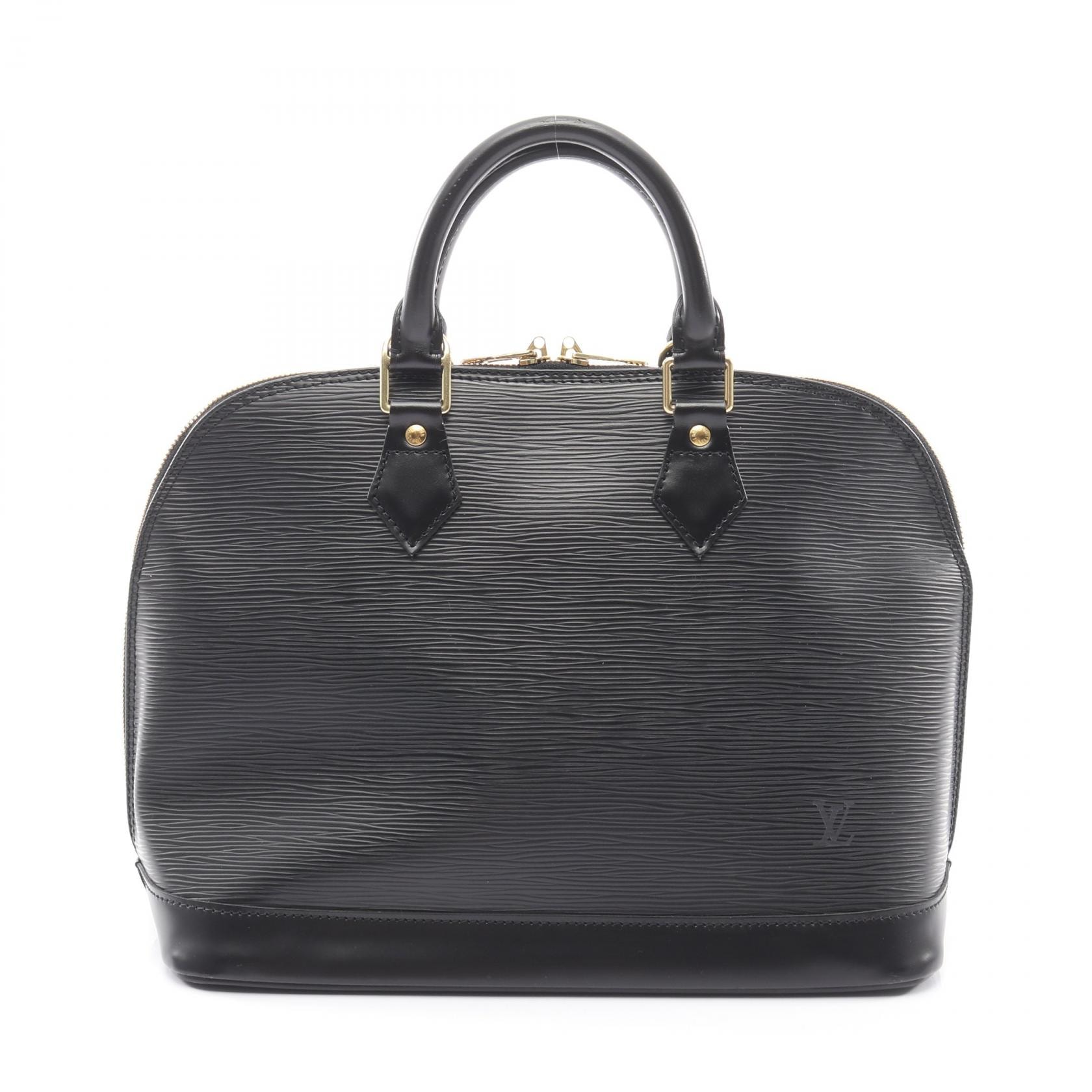 ルイ・ヴィトン LOUIS VUITTON アルマ ハンドバッグ バッグ レザー エピ ノワール レディース ブラック系 M52142 【中古】