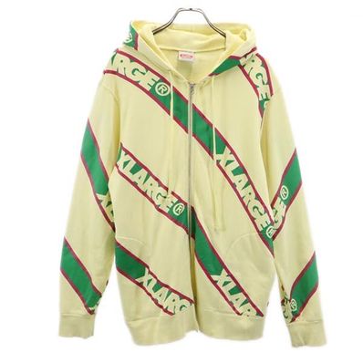 XLARGE 長袖 スウェット ジップパーカー