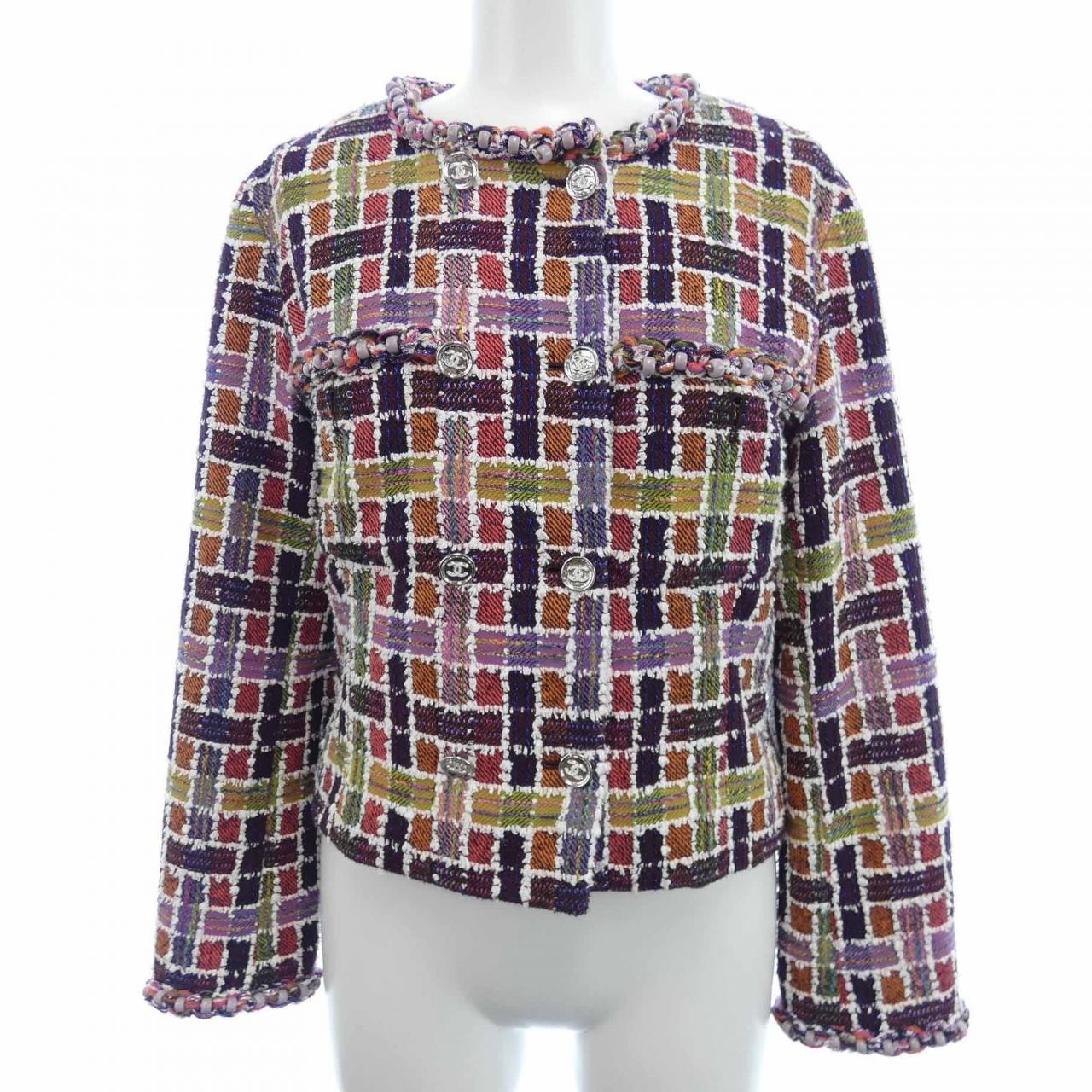 シャネル CHANEL ノーカラージャケット