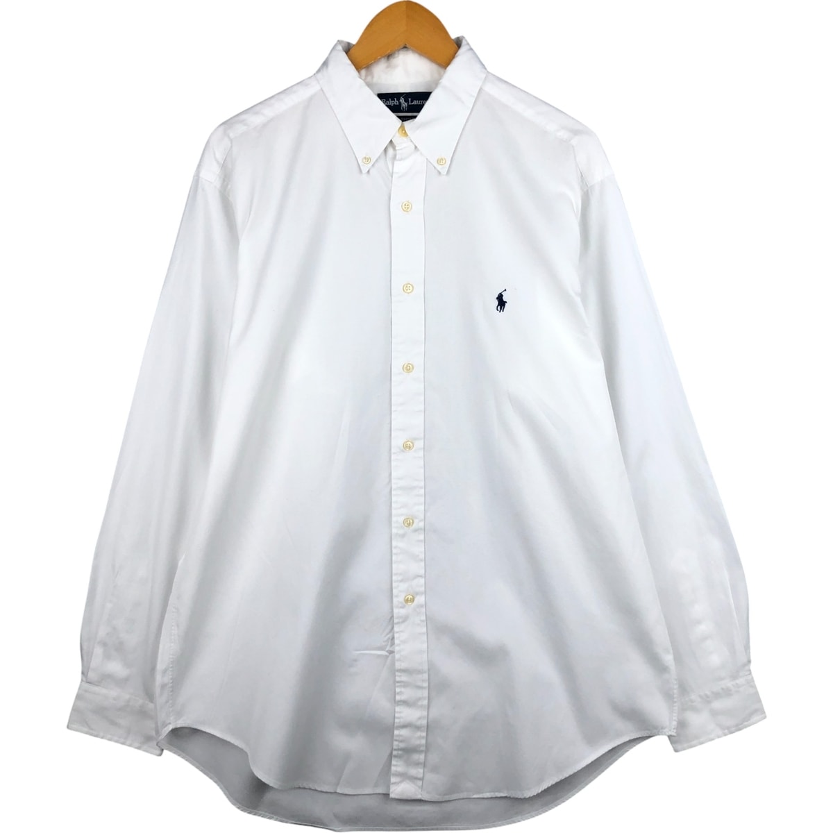 古着 ラルフローレン Ralph Lauren YARMOUTH 長袖 ボタンダウンシャツ メンズL相当/eaa590547