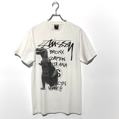 Stussy T-REX Graphic Tee White