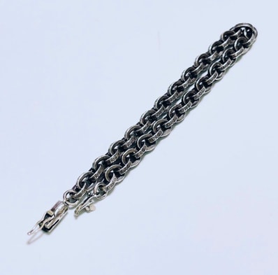 Chrome Hearts Paper Chain Bracelet "Silver"