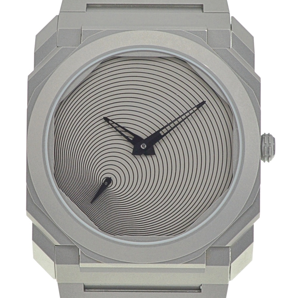値下 ブルガリ BVLGARI SAP103245/BGO40TXT オクト フィニッシモ 安藤忠雄×ブルガリ 世界限定200本 メンズ 箱・保証書付 □#141047