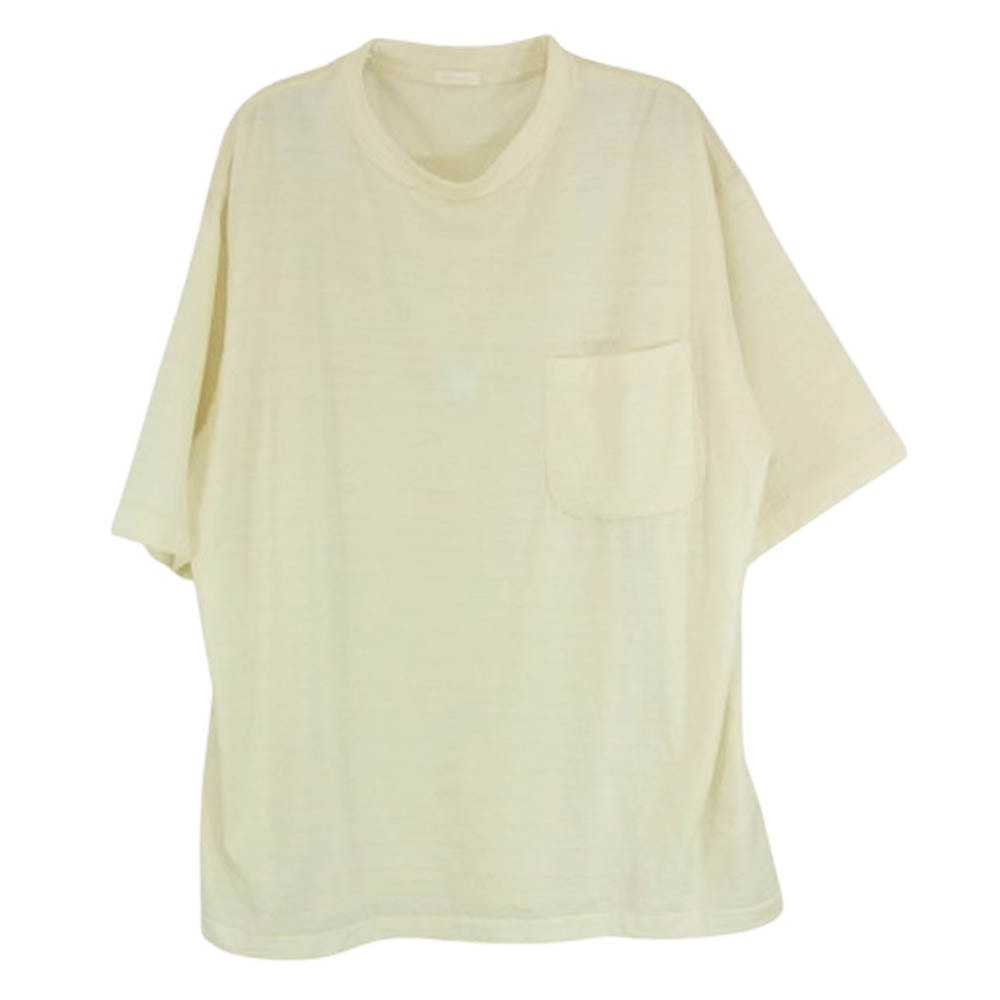 COMOLI コモリ Tシャツ 24SS Z01-05023 サマー ウール 半袖 Tシャツ オフホワイト系【中古】