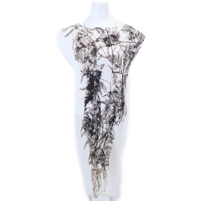 イッセイミヤケ 【新品同様/25SS】IM51FH645 PRESSED FLORA PLEATS プリーツ フローラルプリント ラウンドネック ノースリーブ 2