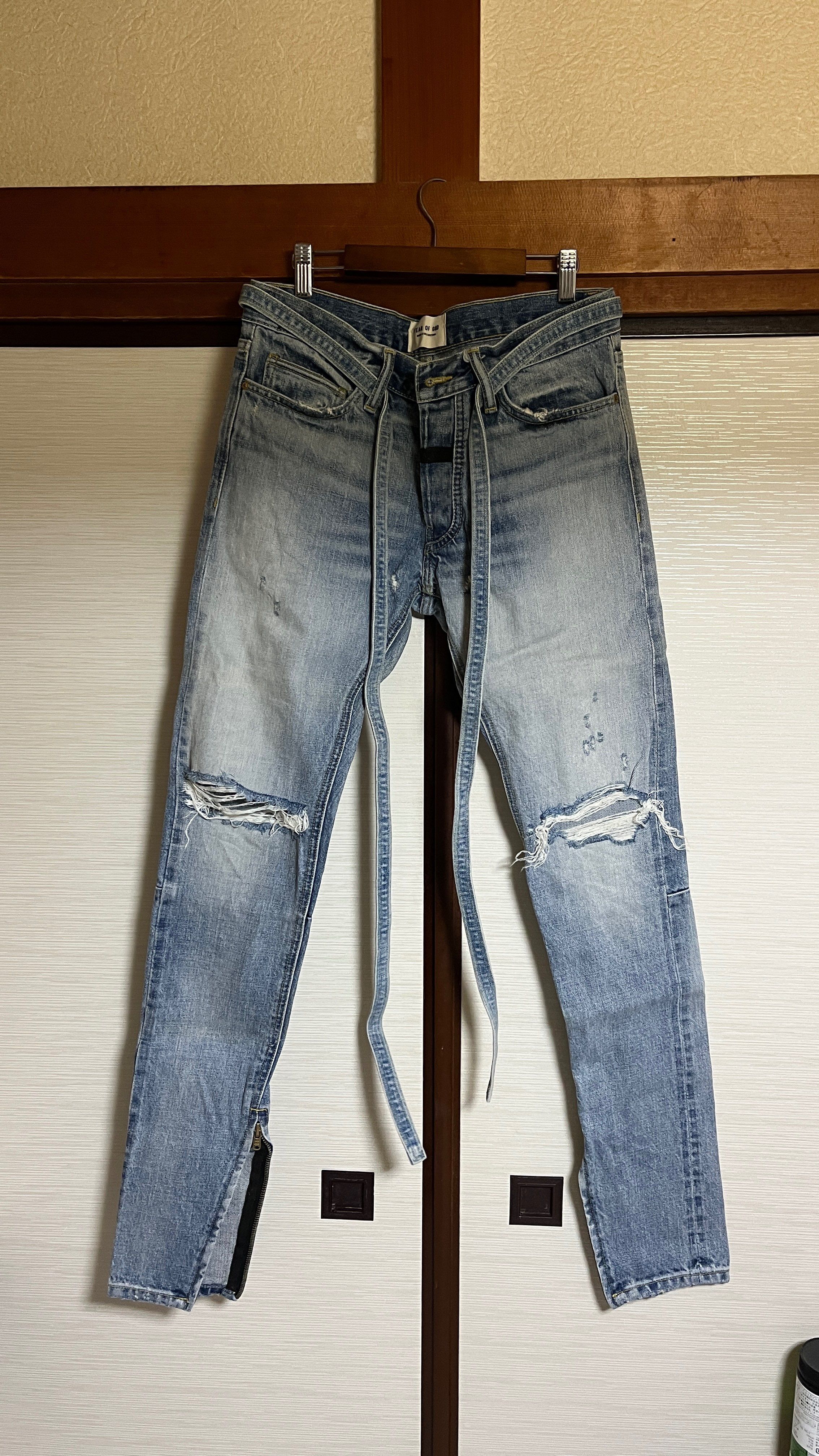 Fear of GodSlimFitDistressedDenim Jeans