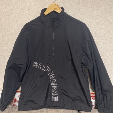 Supreme Shoulder Logo Track Jacket "Black"