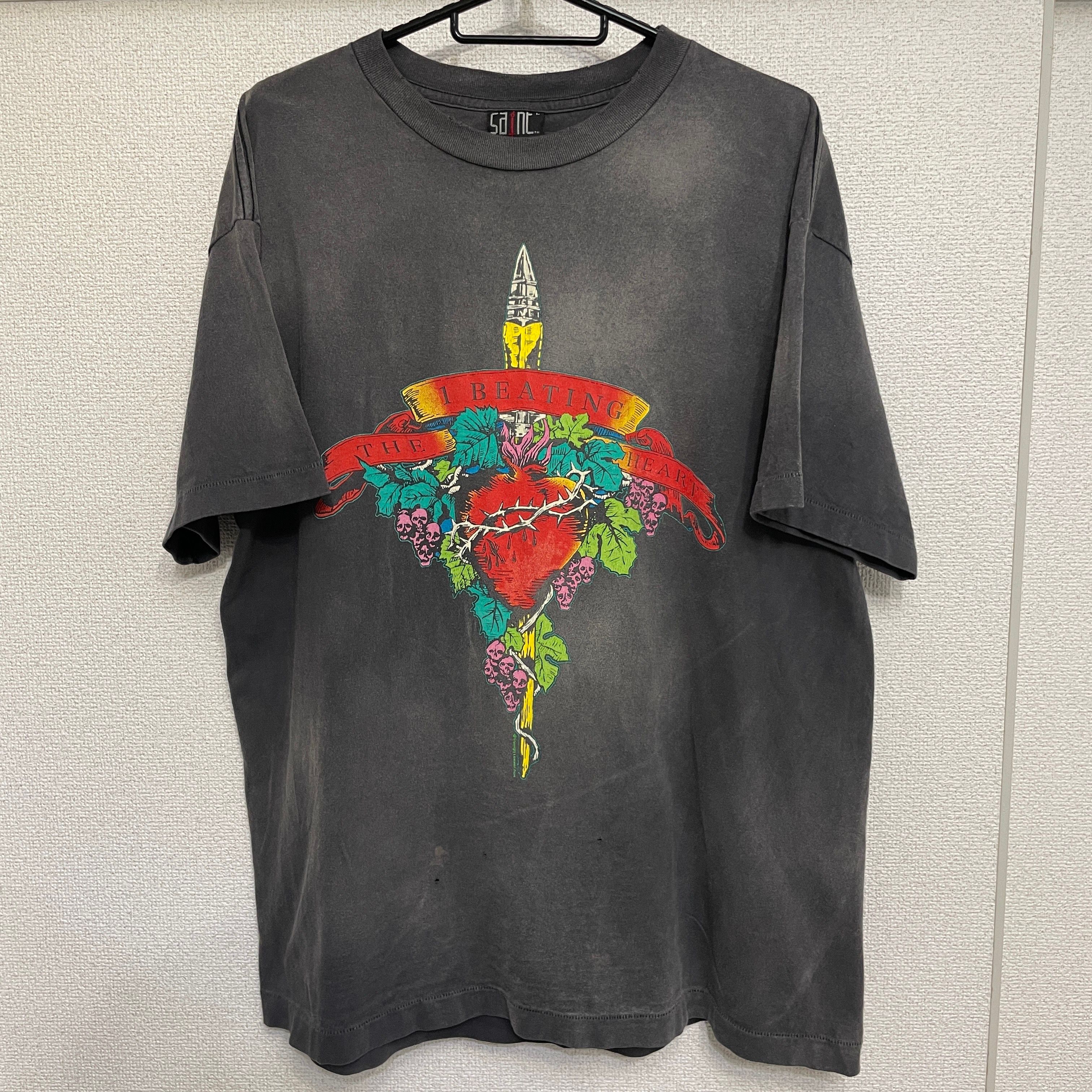 SAINT Mxxxxxx 24SS x LASTMAN Beating Short Sleeve T-Shirt "Black"