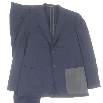 極美品 エルメス
スーツ ネイビー メンズ 48