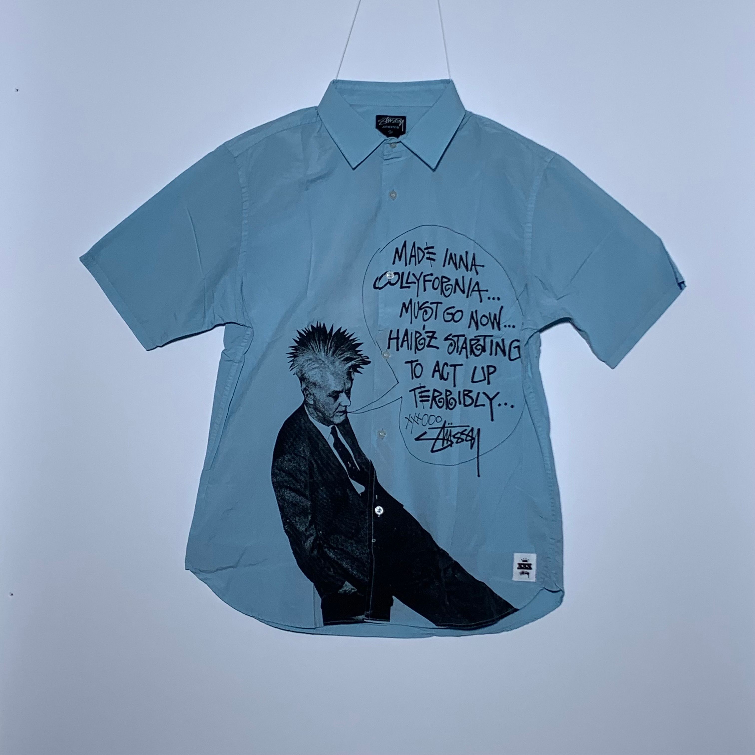 STUSSY TERRIBLY SHIRT blue