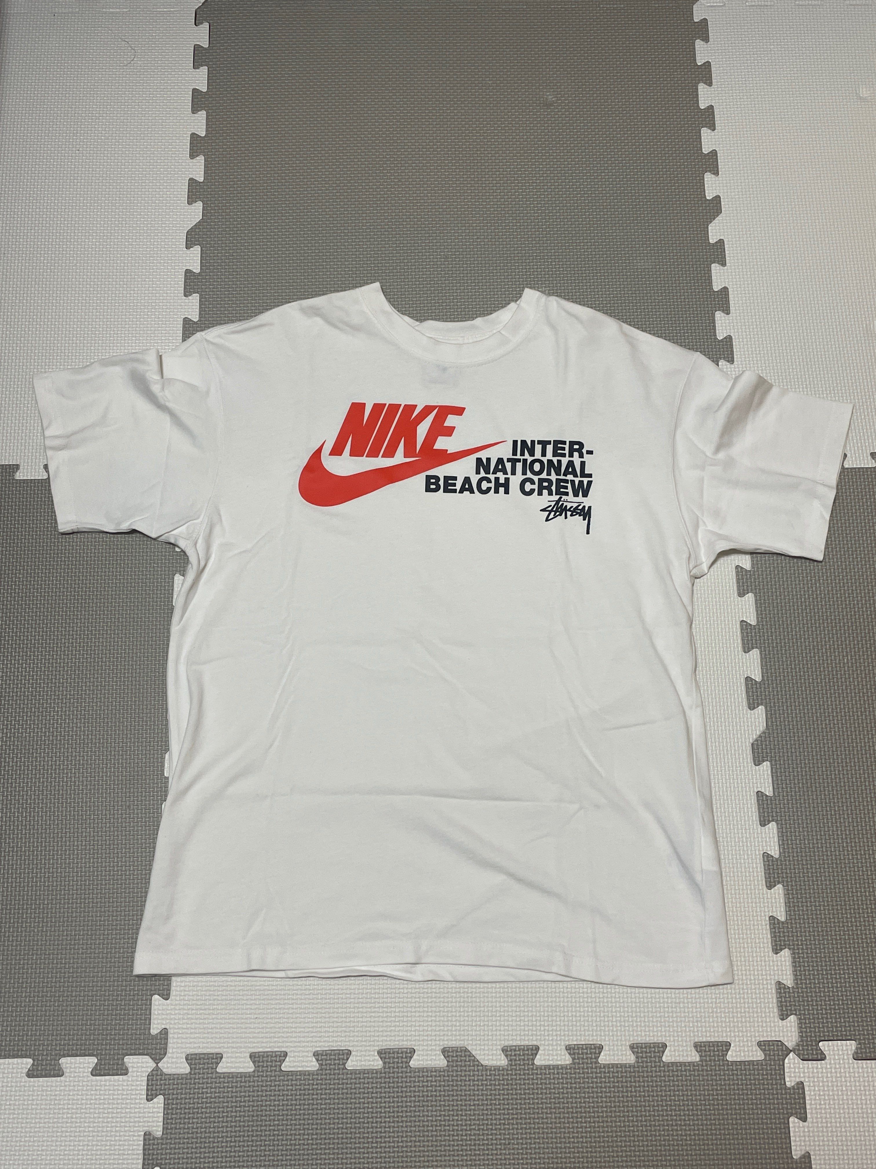 Nike x Stussy International Beach Crew T-Shirt "White"