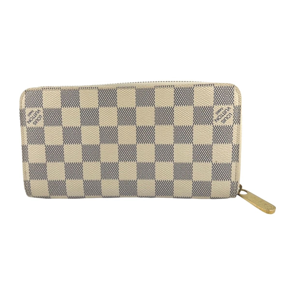 ルイヴィトン LOUIS VUITTON ジッピー・ウォレット N60019 アズール 長財布